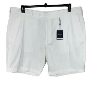 Jos. A. Bank Mens SZ 44R Linen Blend Shorts Tailored Fit Breathable Pocket White